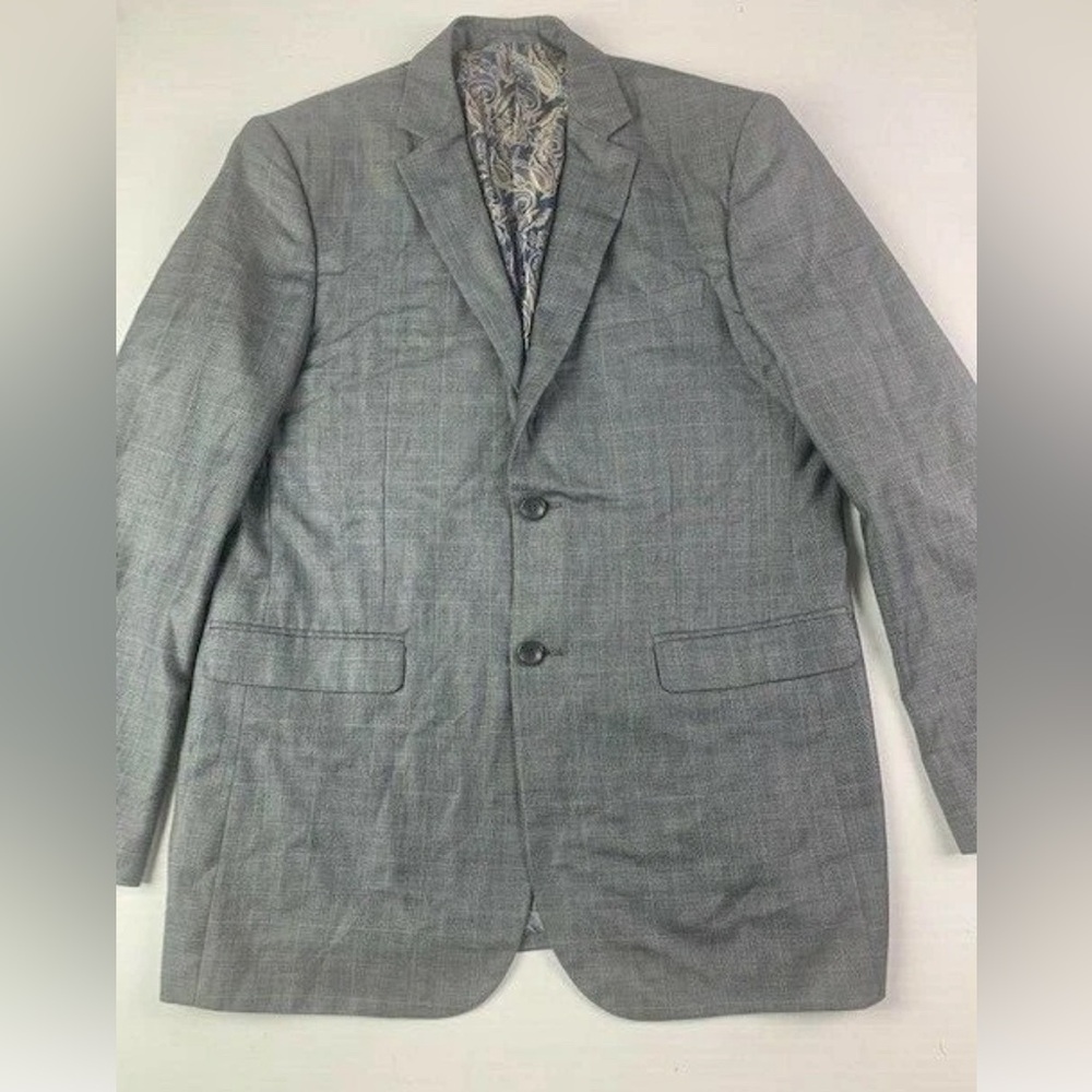 GIANNI VERSACE Classic V2 Mens Wool Sports Blazer Jacket Size 40R Gray